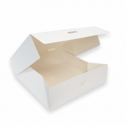 Pudełko cukiernicze na ciasto białe - duże 250x210x70mm 140SZT