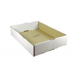 Pudełko kartonowe cukiernicze na ciastka 410x300x100mm